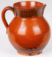 PENNSYLVANIA REDWARE PITCHER<b