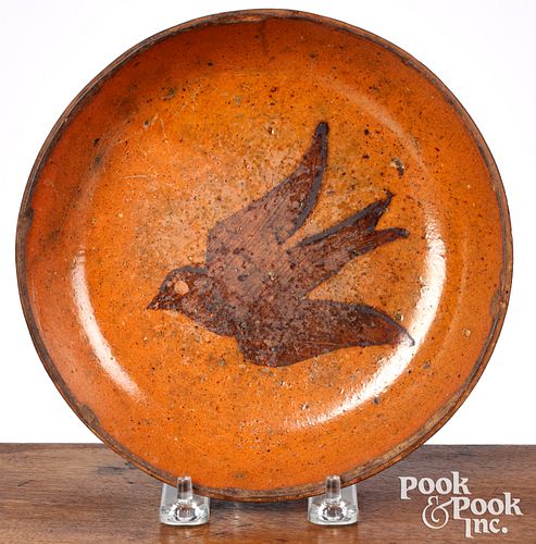 PENNSYLVANIA REDWARE SHALLOW