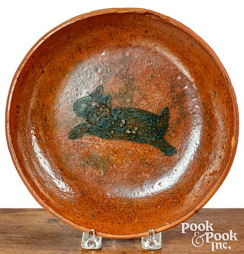 PENNSYLVANIA REDWARE SHALLOW
