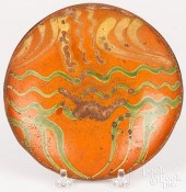 PENNSYLVANIA REDWARE SLIP DECO