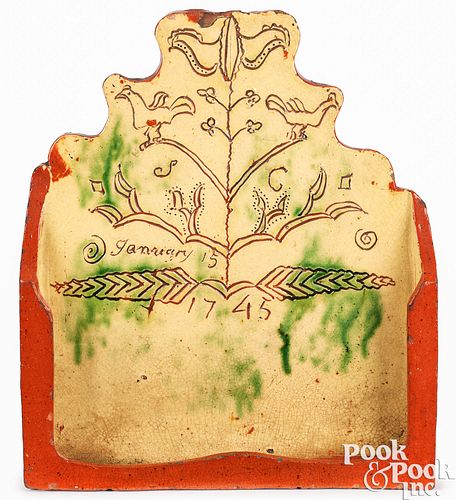 PENNSYLVANIA SGRAFFITO DECORATED