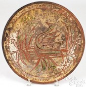 PENNSYLVANIA SGRAFFITO REDWARE