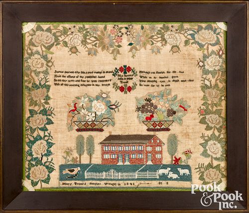 PENNSYLVANIA SILK ON LINEN