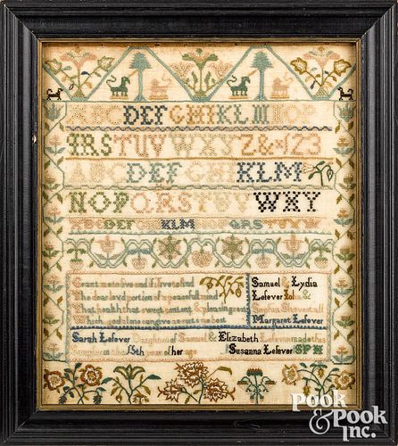 PENNSYLVANIA SILK ON LINEN