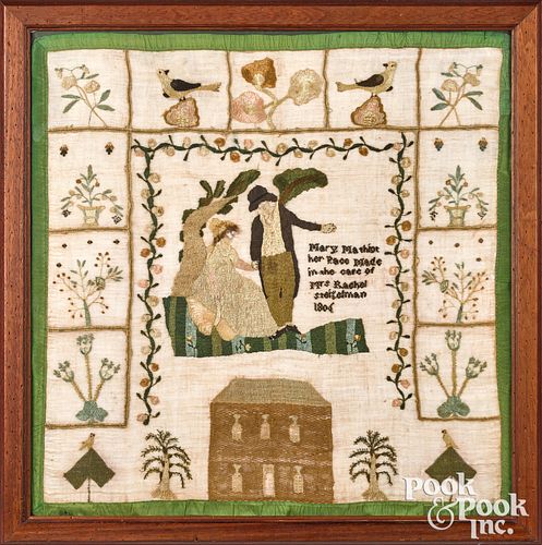 PENNSYLVANIA SILK ON LINEN