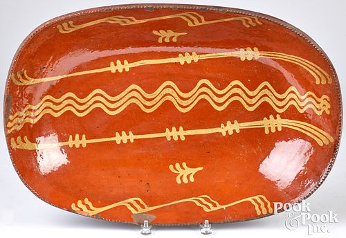 PENNSYLVANIA SLIP DECORATED REDWARE