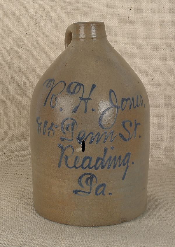 Pennsylvania stoneware jug 19th