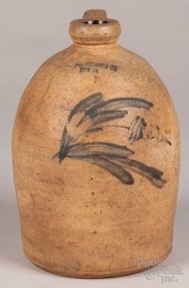 PENNSYLVANIA STONEWARE JUG, 19
