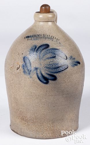 PENNSYLVANIA STONEWARE JUG, 19TH