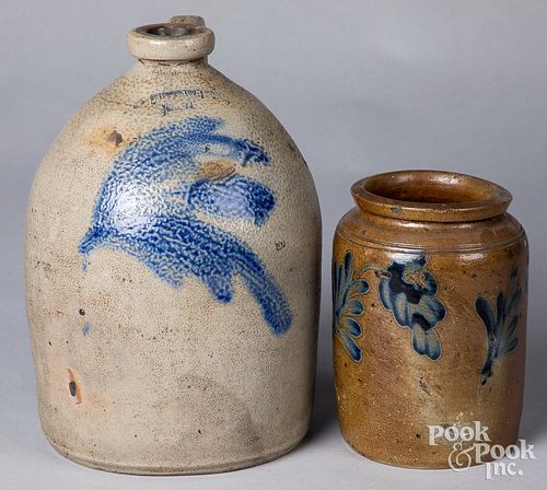PENNSYLVANIA STONEWARE JUG AND