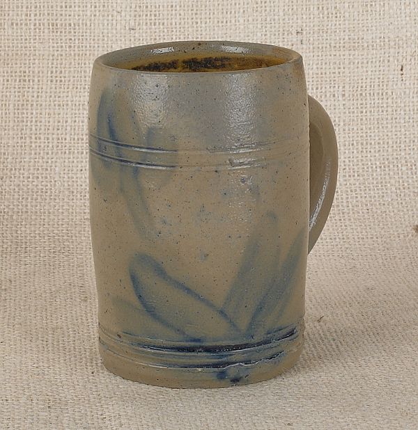Pennsylvania stoneware mug 19th