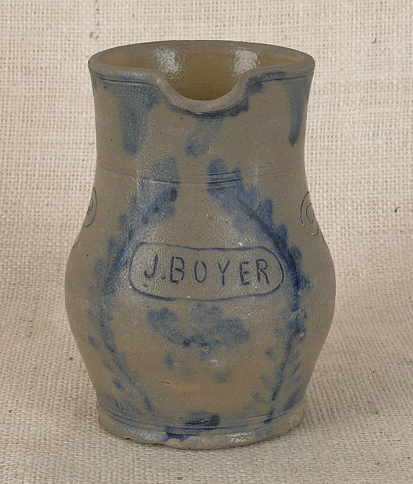 Pennsylvania stoneware pitcher 19th