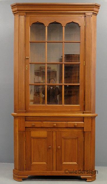 Pennsylvania style walnut two-piece