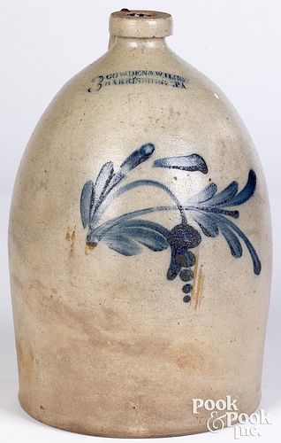 PENNSYLVANIA THREE GALLON STONEWARE