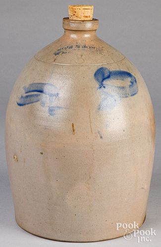 PENNSYLVANIA THREE GALLON STONEWARE