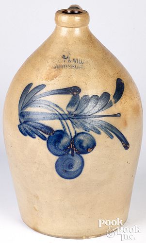 PENNSYLVANIA THREE-GALLON STONEWARE