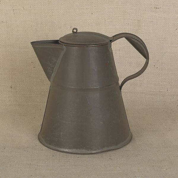 Pennsylvania tin coffee pot 19th c.