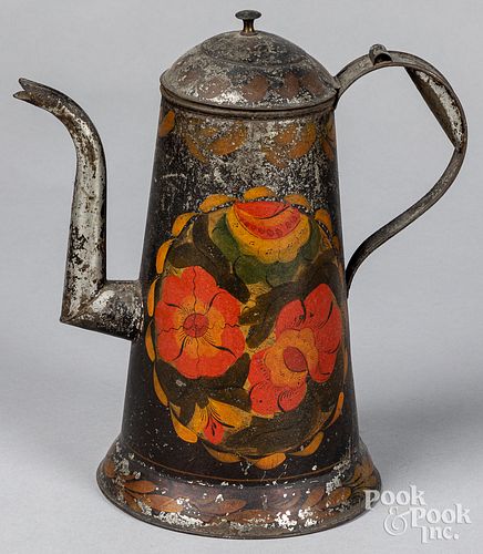 PENNSYLVANIA TOLEWARE COFFEE POT,
