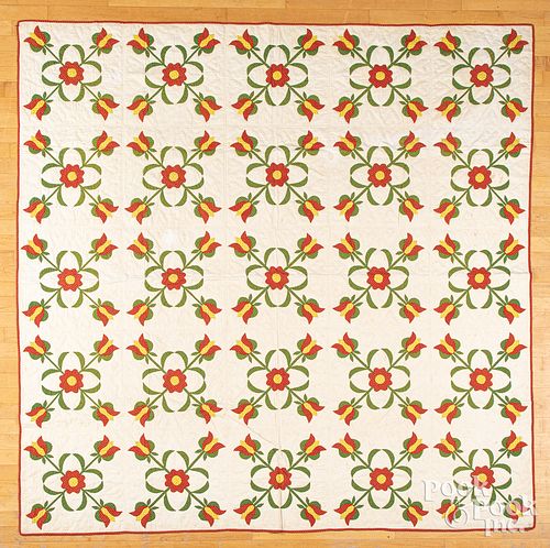 PENNSYLVANIA TULIP APPLIQUé
