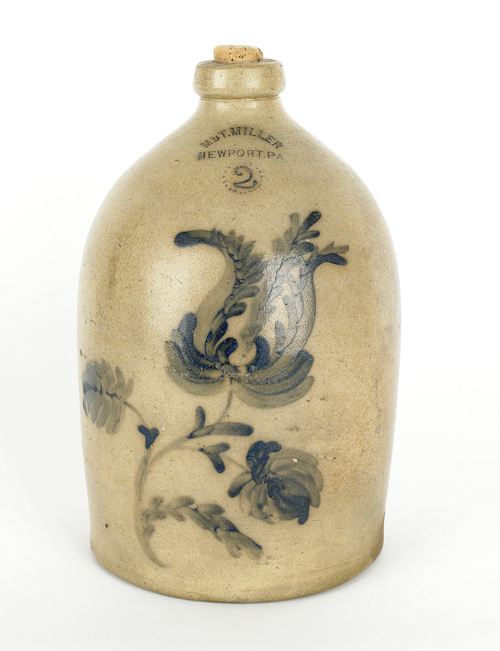 Pennsylvania two gallon stoneware