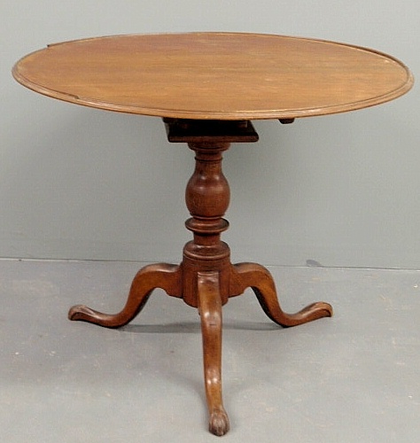 Pennsylvania walnut dish top tea
