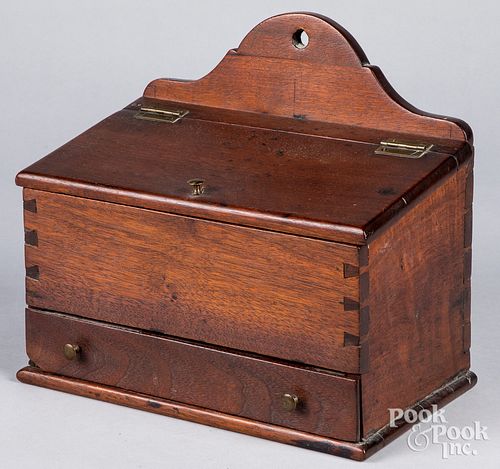 PENNSYLVANIA WALNUT HANGING BOX,