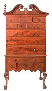 PENNSYLVANIA WALNUT HIGHBOY HA