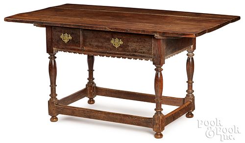 PENNSYLVANIA WALNUT TAVERN TABLE,