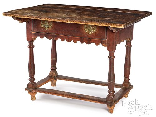 PENNSYLVANIA WALNUT TAVERN TABLE,
