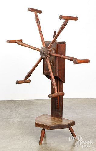 PENNSYLVANIA WALNUT WOOL WINDER,