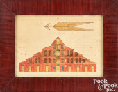 PENNSYLVANIA WATERCOLOR FRAKTU
