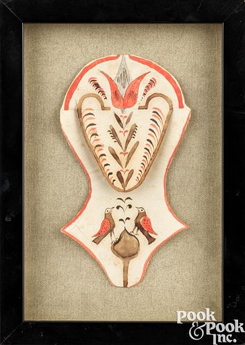 PENNSYLVANIA WATERCOLOR FRAKTUR