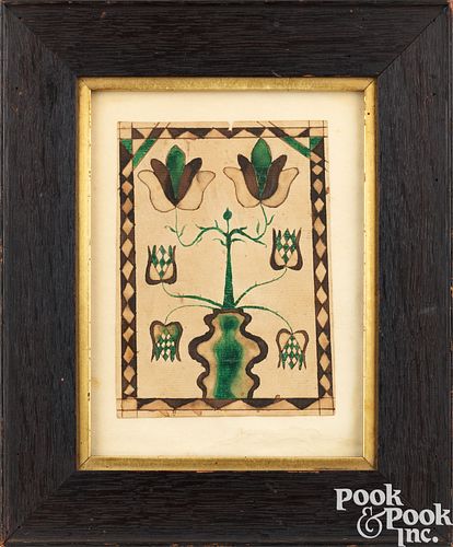 PENNSYLVANIA WATERCOLOR FRAKTUR