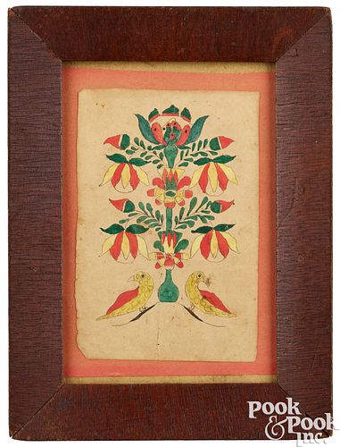 PENNSYLVANIA WATERCOLOR FRAKTUR