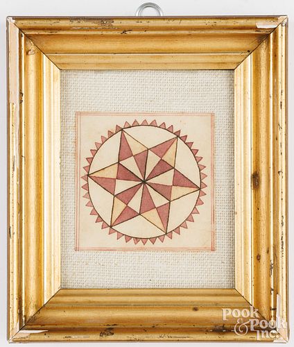 PENNSYLVANIA WATERCOLOR FRAKTUR