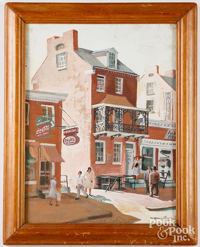 PENNSYLVANIA WATERCOLOR STREET