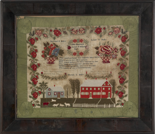 Pennsylvania wool needlework