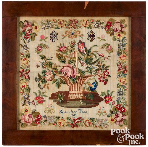 PENNSYLVANIA WOOL NEEDLEWORK, DATED