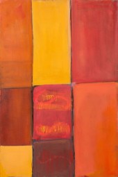 PENNY PURPURA ABSTRACT CUBIST