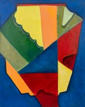 PENNY PURPURA ABSTRACT CUBIST