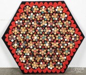 PENNY RUG, LATE 19TH C.Penny r