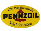 PENNZOIL DOUBLE SIDED ADVERTIS