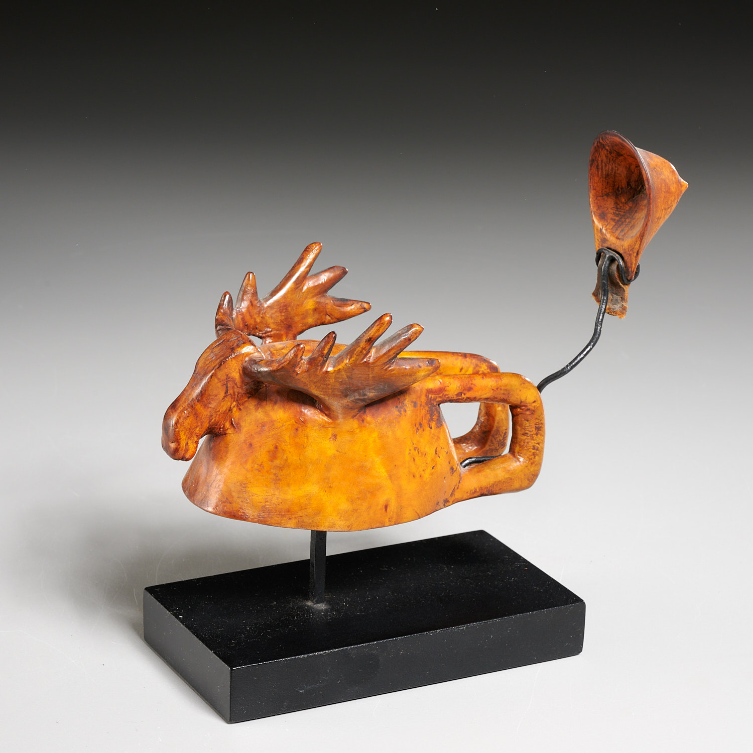 PENOBSCOT PEOPLES, CARVED MOOSE