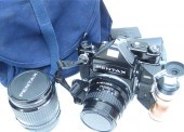 PENTAX 67 SLR CAMERA AND ACCES