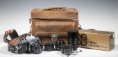 PENTAX CAMERA WITH (3) LENSES,