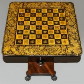 PENWORK DECORATED CAST BRASS M
