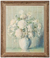 Peonies and Lilies by Carl Ble