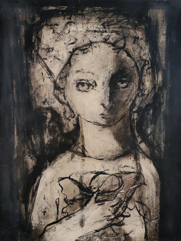 PEPE RAMIREZ INK ON PAPER GIRL
