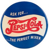 PEPSI-COLA DOUBLE DOT ROUND CE
