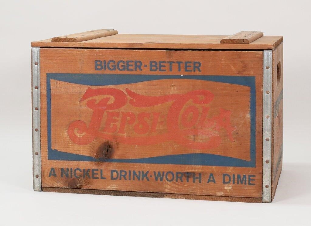 PEPSI-COLA NICKEL DRINK WOODEN